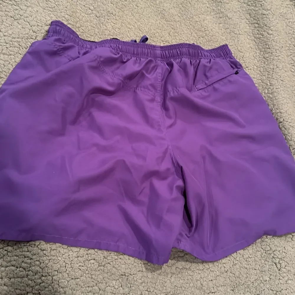 Speedo Swim Trunks Purple Men’s Swimwear Size XL Drawstring